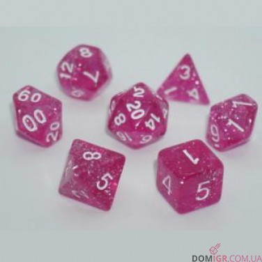 Набор кубиков - Glitter 7 Dice Set (в ассортименте)